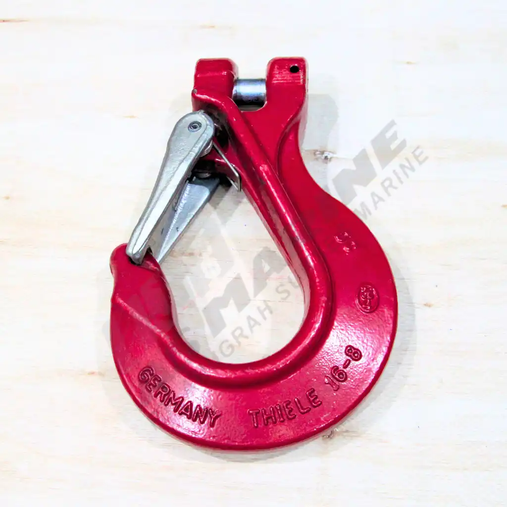 THIELE Clevis Sling Hook / Kait / Gancu TWN 1340/1 16 mm 8 Ton with Safety Latch Kit